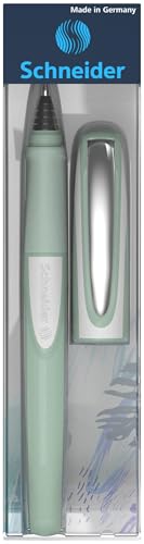 Schneider 187813 Ray Rollerball Pen (Refillable with Standard Ink Cartridges, Suitable for Right and Left-Handed Users) Pi...