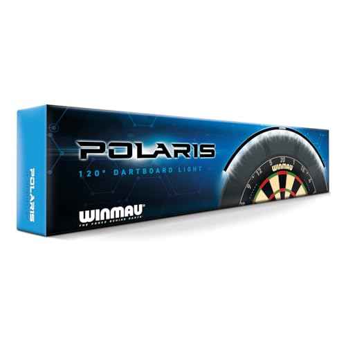 Winmau Polaris 120 Degree Dartboard Lighting with Magnetic Clamp (Warm White)