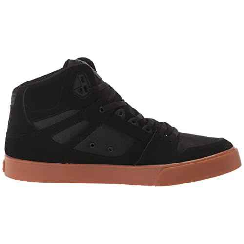 DC Shoes Pure High- Black/Gum- 8.5