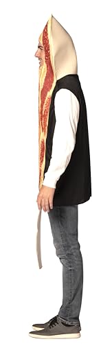 Rasta Imposta Bacon Strip Costume, Brown, One Size