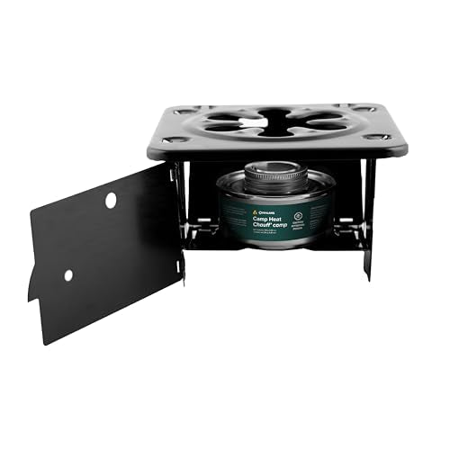 Coghlan’s Portable Folding Camp Stove – Compact, Lightweight Steel Cooking Stove for Camping, Backpacking, Hiking, or Emer...