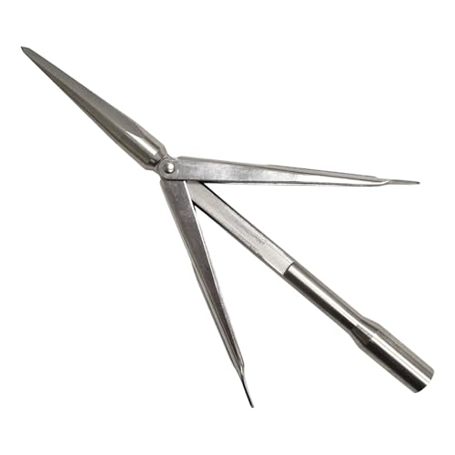 Palantic 7mm Tricuspid Spearfishing Speartip 6" Stainless Steel Tip – Durable Anti-Corrosion Replacement for Winter Spearf...