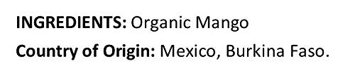 Anna and Sarah Dried Organic Mango, No Sugar Added, No Preservatives, Al-Natural, Premium Quality in Resealable bag 3 Lbs