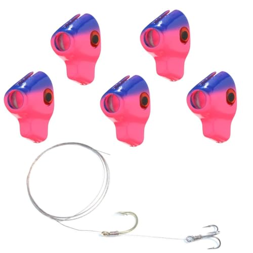 Ballyhoo Trolling Lures with Free Offshore Rig Included for Mahi Mahi Dolphin Dorado Wahoo Marlin Tuna Offshore Big Game L...