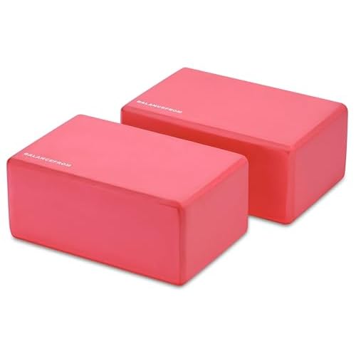 Fitvids Set of 2 High Density Premium EVA Yoga Blocks, 9"x6"x4" Each, Pair