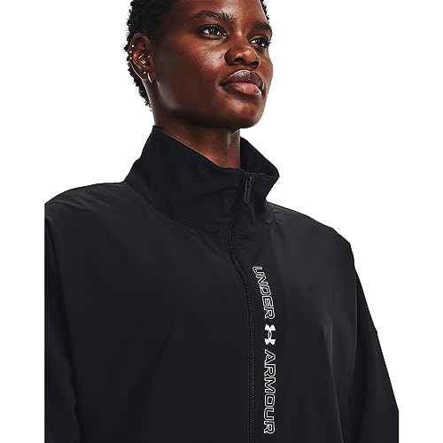 Under Armour Womens Woven Full Zip Oversized Jacket