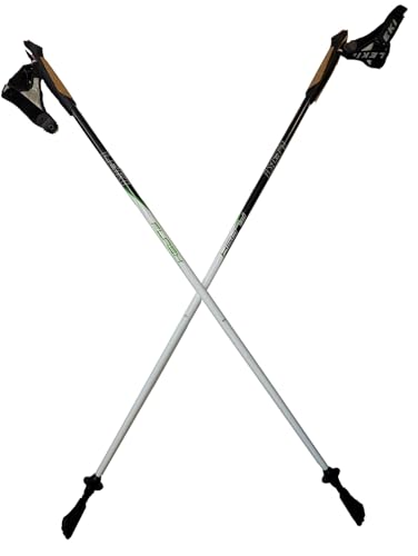 LEKI Nordic Walking Flash Carbon White/Black/Green 115cm
