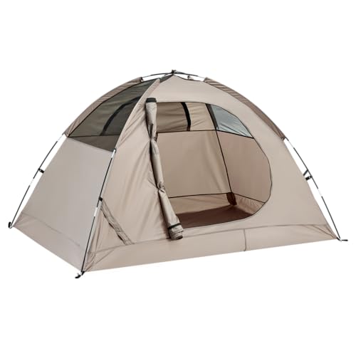 Spacious Waterproof 2/4 Person 4-Season Tent with Big Rain Fly – Versatile Outdoor Camping Tent for Hiking, Backpacking, a...