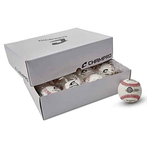 Champro Cal Ripken Baseballs with Full Grain Leather Cover, 12 Pack