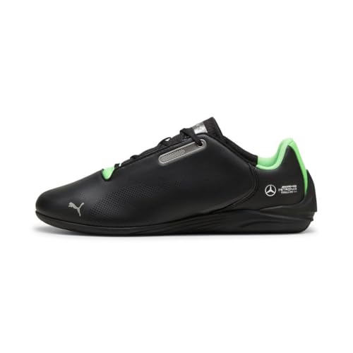 PUMA Men's Mercedes AMG Petronas F1 Drift Cat Decima Shoes, Black-Fizzy Green, 13