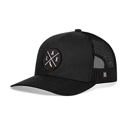 HAKA State City Trucker Hat for Men & Women, Adjustable Baseball Hat, Mesh Snapback, Sturdy Outdoor Black Golf Hat