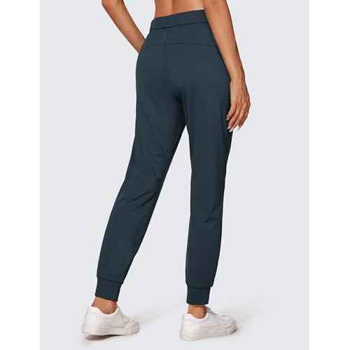 CRZ YOGA 4-Way Stretch Workout Joggers for Women 28" - Casual Travel Athletic Pants with Pockets