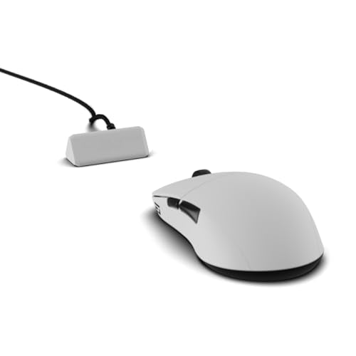ENDGAME GEAR XM2w 4k v2 Wireless Gaming Mouse White – 30K DPI Optical Sensor, 4000Hz Polling, Claw-Grip Design for Medium ...