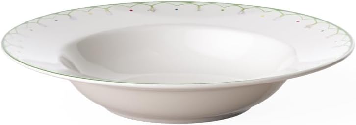 Villeroy & Boch Colourful Spring Rim Soup Bowl, Premium Porcelain, Made in Germany, 15.25 oz