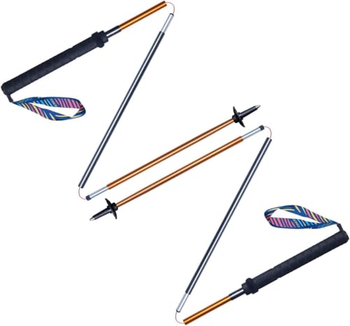 AONIJIE Folding Ultralight 7075 Aluminum Alloy Trekking Poles Quick Lock Trekking Hiking Pole Walking Stick