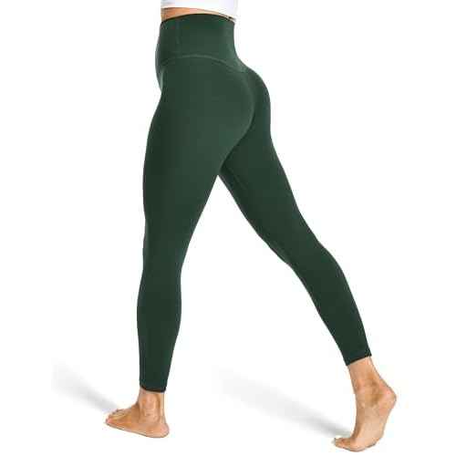 Colorfulkoala Women's High Waisted Tummy Control Workout Leggings 7/8 Length Ultra Soft Yoga Pants 25"