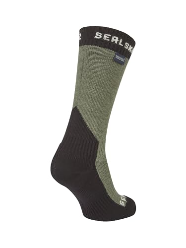 SEALSKINZ | Stanfield | Unisex Waterproof Extreme Cold Weather Mid Length Merino Wool Lined Socks