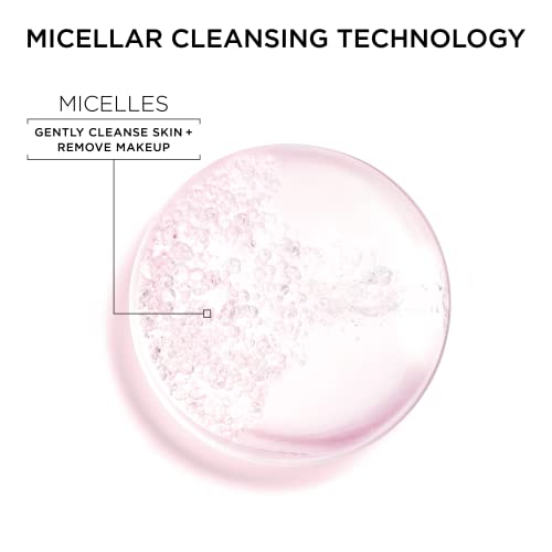 Garnier Micellar Cleansing Water, All-in-1 Makeup Remover and Facial Cleanser, For All Skin Types, 3.4 Fl Oz (100mL), 1 Co...