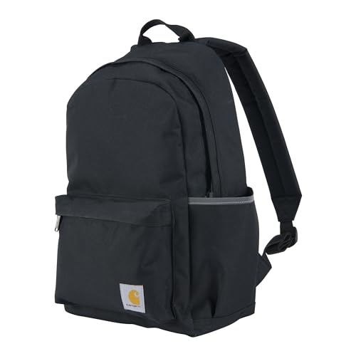 Carhartt 21L Classic Laptop Backpack, Water-Resistant Pack W/ 15" Laptop Sleeve and Organizational Compartments, PFAS Fre...