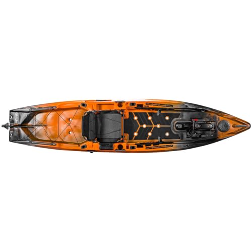 Old Town Sportsman AutoPilot 136 Solo Angler Sit-on-Top Motorized Fishing Kayak with Minn Kota Trolling Motor, 13ft