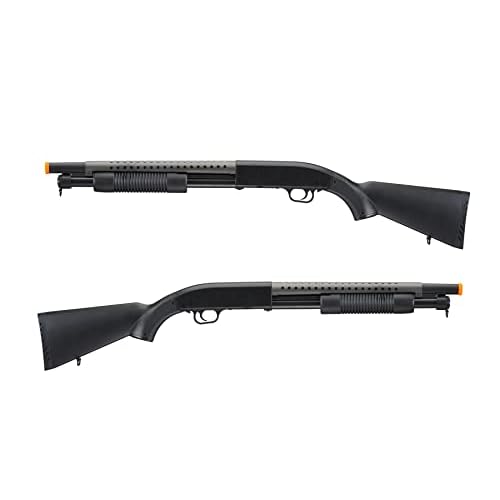 Pump Action Airsoft Shotgun with Full Metal/Steel Barrel 300 FPS (Airsoft Gun)