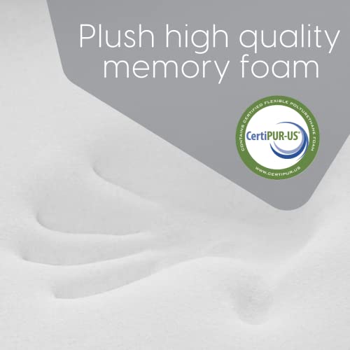 Milliard Trifold Mattress, Cot Size, 6 inch, Portable Foldable Mattress with Memory Foam & Washable Cover, Tri-Folding Flo...