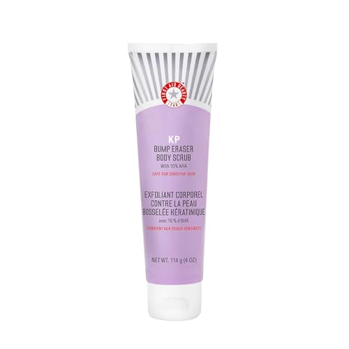 First Aid Beauty - KP Bump Eraser Body Scrub with 10% AHA, Keratosis Pilaris Skin Exfoliater with Glycolic and Lactic acid...