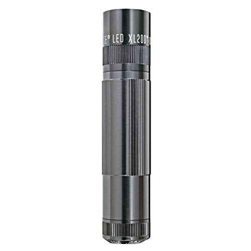 Maglite XL200 LED 3-Cell AAA Flashlight in Presentation Box, Gray
