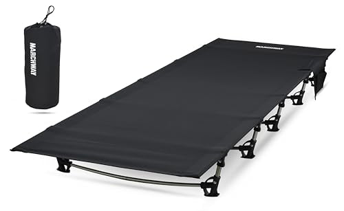 MARCHWAY Ultralight Folding Tent Camping Cot Bed, Portable Compact for Outdoor Travel, Base Camp, Hiking, Mountaineering, ...
