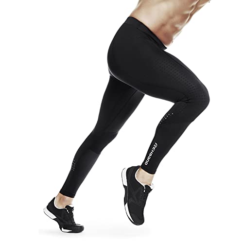 Rehband UD Runner¢¥s Knee/ITBS, Thermal Zone Tights for Men, Compression Tights for Running & Athletics