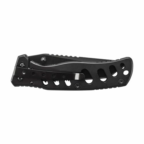 Smith & Wesson Extreme Ops CK10HBS 7.8in S.S. Folding Knife with 3.4in Serrated Tanto Point Blade and S.S. Handle for Outd...