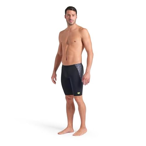 ARENA Mens Performance Men's Monogram Swim Jammer Knee-Length Swimsuit Training Bathing Suit
