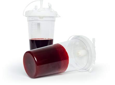 DiSorb Suction Canister Sterilizer Absorbent Powder - Absorbs Bodily Fluids & Blood - For Hospitals, Health Care Facilities, Veterinary Clinics - EPA Approved Solidifier - 1500cc -100 Bottles Per Case