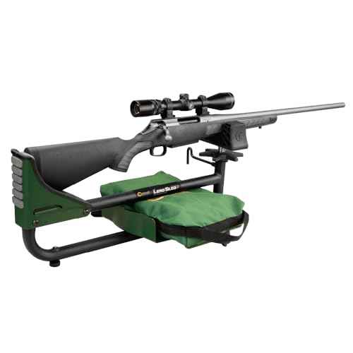 Caldwell Lead Sled 3 Adjustable Ambidextrous Recoil Reducing Rifle Shooting Rest for Sighting in and Shooting Stability