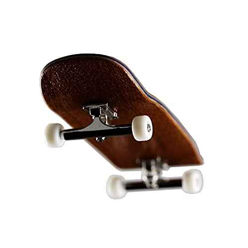 Wooden PRO 9.0 Fingerboard Complete (Noah Team 9.0 Short Nose Short Tail) Hand Made(Deck +34mm Prince Silvery Trucks)(+NW PRO Wheels ii) Set