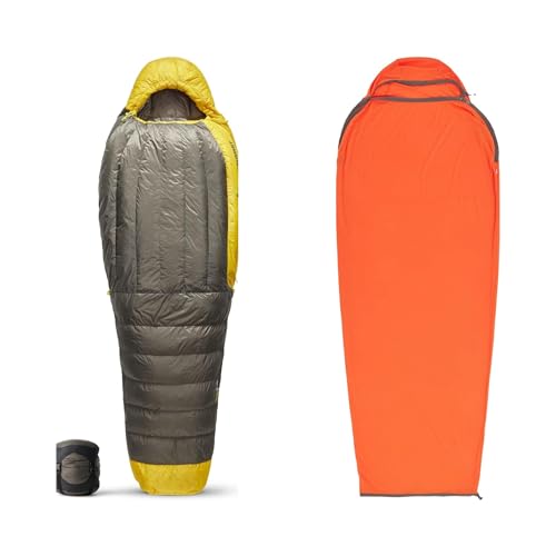 Sea to Summit Sleep System: Spark Sleeping Bag and Reactor Liner