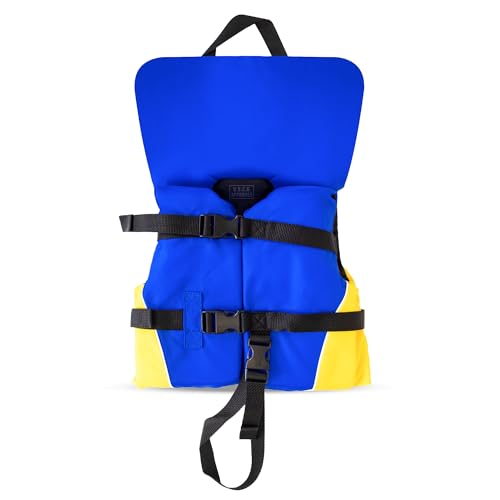 MW Infant Heads Up Life Jacket Vest, USCG Approved, Great for Boating, Fishing, Tubing, & Other Water Sports. PFD 0-30lbs...