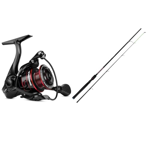 KastKing Royale Legend II Spinning Fishing Reel, 5.2:1 Gear Ratio, Size 2000, Up to 22 Lbs Carbon Drag KastKing Brutus Fis...