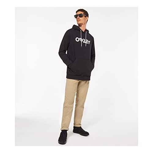 Oakley mens 2.0 B1B Pullover Hoodie 2 0, Black/White, Small US