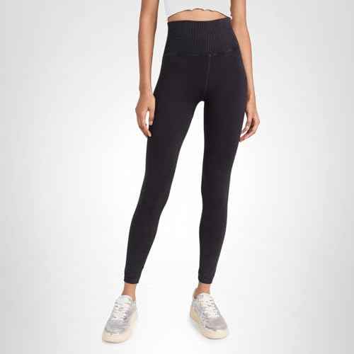 Free People Women's Good Karma Leggings, Washed Black, XS-S