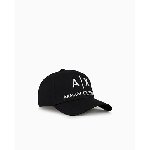 Armani Exchange Mens Corporate Logo Baseball Hat