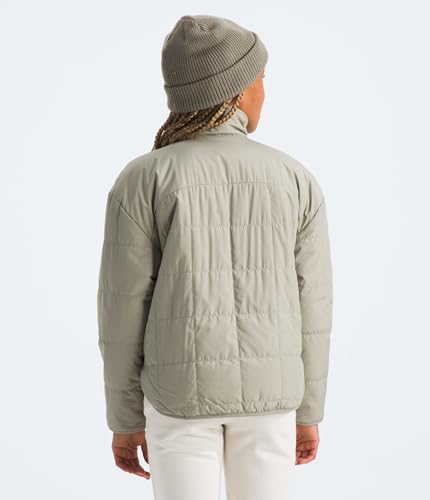 THE NORTH FACE Girls Reversible Shasta Full Zip Jacket | Puffer Coat With Synthetic Insulation, Fleece Lined, Water Repellent