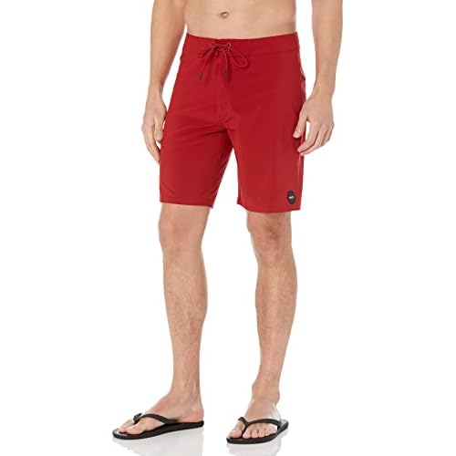RVCA Mens 4-Way Stretch Fixed Waist 19 Inch Boardshort