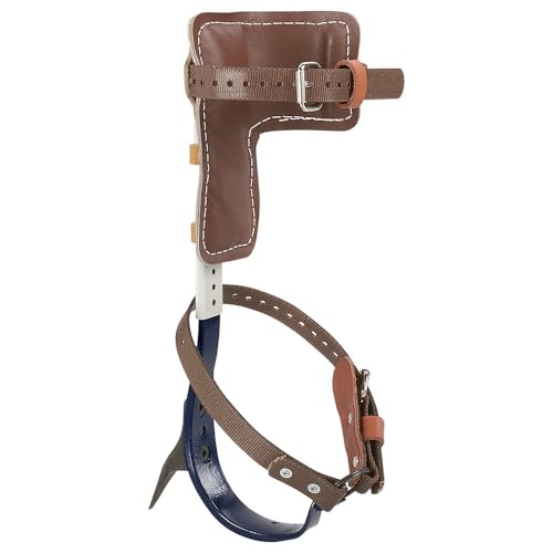 Klein Tools CN1907ARL Tree Climber Set with Pole Climbers, Leg Irons, Climbing Gaffs, Climber Pads, Straps, Gaff Spikes, S...