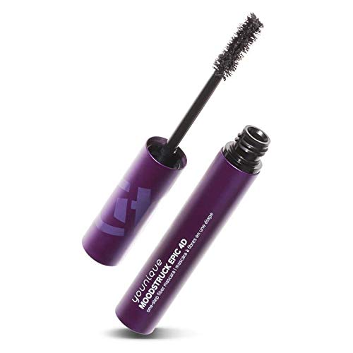 Younique MOODSTRUCK EPIC 4D Fiber Lash Mascara | 7 ml | Long Lasting Mascara Black Volume and Length, Lengthening, Thickening, F