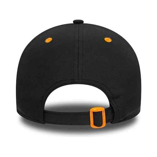 New Era Men's 940 Mclaren Automotive Contrast Piping 9Forty Baseball Cap Black, BLACK, osz