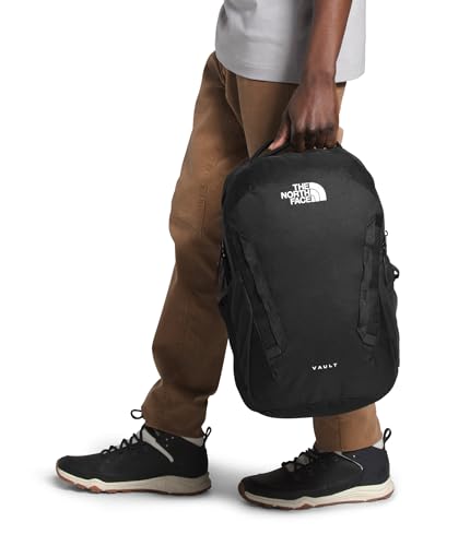 The North Face Vault Everyday Laptop Backpack - Commuter Travel Bag, Water-Repellent Finish, Spacious Compartment, TNF Bla...