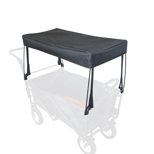 YEEDOIDO C2 Canopy for Wagon Attachment, Awning Shade Cover for Kids Folding Collapsible Beach Utility Push Pull Wagon Car...