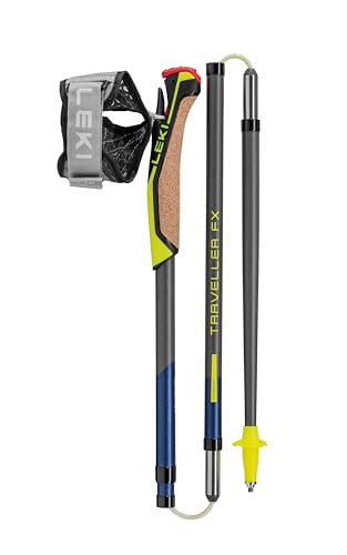 LEKI Traveller FX.One Carbon Collapsible Lightweight Trekking Poles for Hiking & Trail Running
