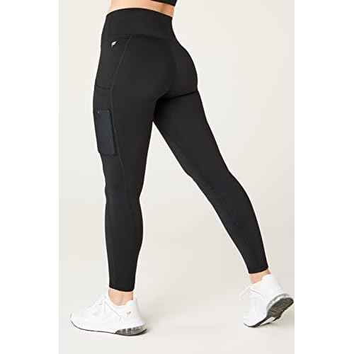 Fabletics Women's On-The-Go PowerHold High-Waisted Legging, Workout, Yoga, Maximum Compression, Flattering